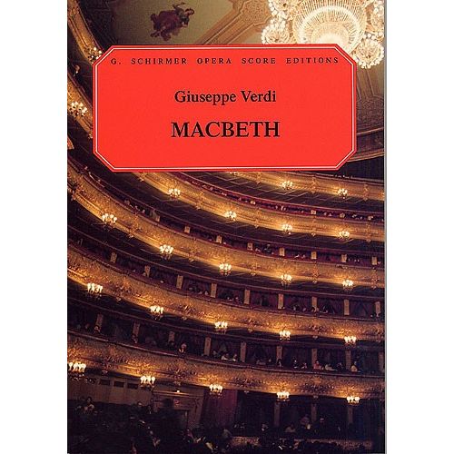 GIUSEPPE VERDI MACBETH OPERA - OPERA