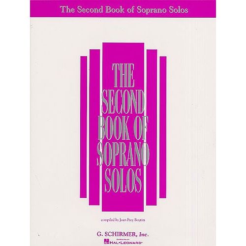 THE SECOND BOOK OF SOPRANO SOLOS - SOPRANO