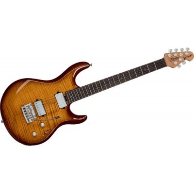 STERLING GUITARS LUKE FLAME MAPLE HAZEL BURST