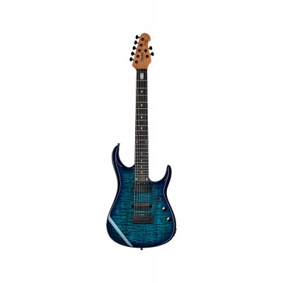 STERLING GUITARS JP157 DIMARZIO QUILTED MAPLE CERULEAN PARADISE