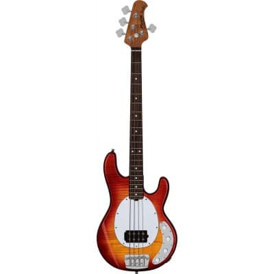 STERLING BY MUSIC MAN STERLING RAY34FM HERITAGE CHERRY BURST