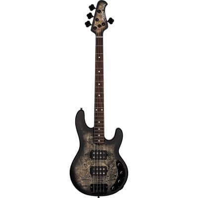 STERLING GUITARS STERLING RAY34HHPB TRANS BLACK SATIN