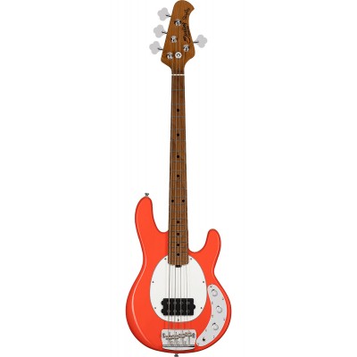 STERLING GUITARS Stingray RAYSS4 Shortscale Fiesta Red