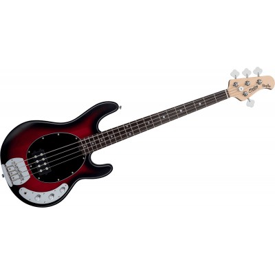 STERLING GUITARS Stingray Ruby Red Burst Satin