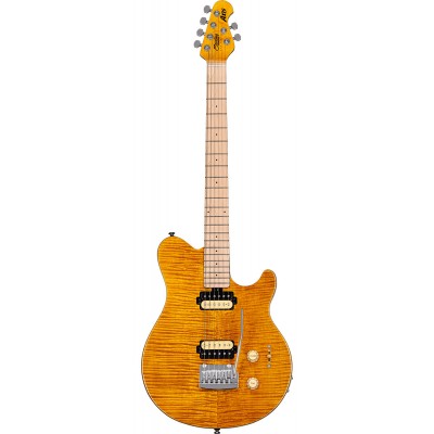 STERLING GUITARS Axis Flame Maple Top Trans Gold - STOCK B
