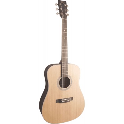 SX Dreadnought 4/4 Fond Et Éclisses Noirs