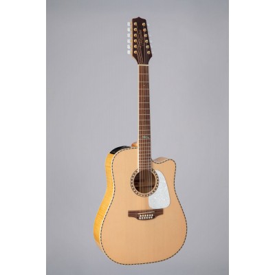 TAKAMINE GD74CE-12 Dreadnought Cordes Natural