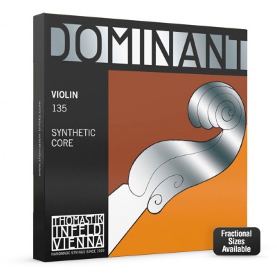 4/4 DOMINANT VIOLIN SET HARD TENSION 135B
