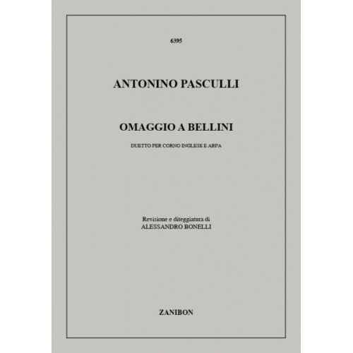 RICORDI PASCULLI A. - OMAGGIO A BELLINI - HAUTBOIS