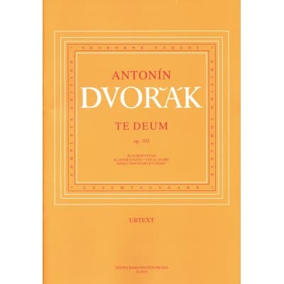 DVORAK A. - TE DEUM - CHANT-PIANO 