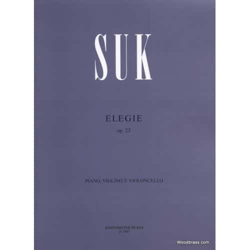 SUK J. - ELEGIE OP. 23 - PIANO, VIOLON, VIOLONCELLE