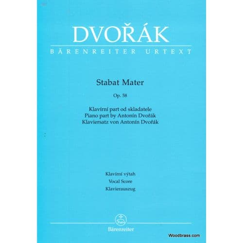 DVORAK A. - STABAT MATER - CHOEUR ET PIANO