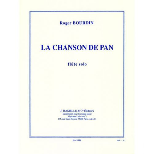 Bourdin R. - La Chanson De Pan - Flute Solo