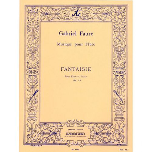 FAURE G. - FANTAISIE OP.79 - FLUTE, PIANO