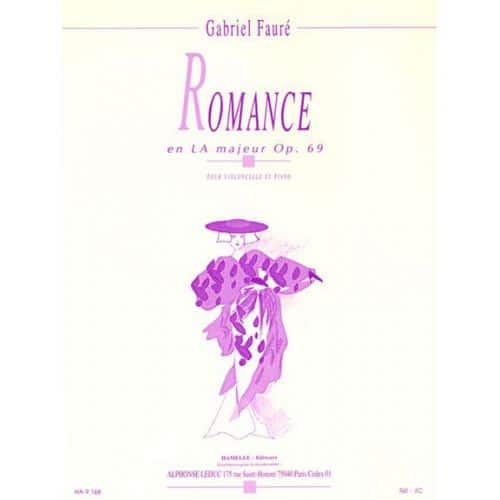 FAURE G. - ROMANCE OP.69 LA MAJEUR - VIOLONCELLE ET PIANO 