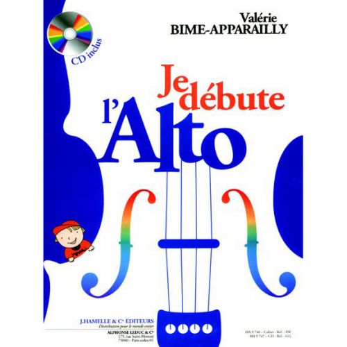 BIME-APPARAILLY - JE DEBUTE L'ALTO + CD
