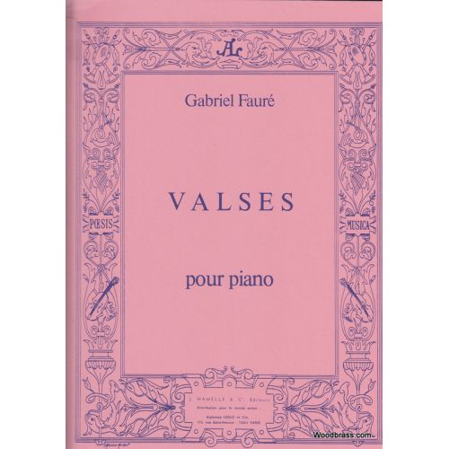 FAURE G. - VALSES (4 VALSES CAPRICES) - PIANO