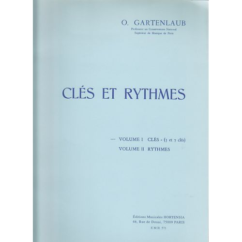 GARTENLAUB ODETTE - CLES ET RYTHMES VOL.1 : 5 et 7 CLES