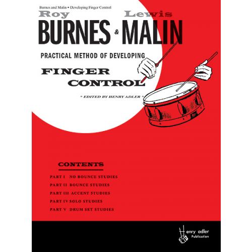 ALFRED PUBLISHING BURNS ROY - DEVELOPING FINGER CONTROL - DRUM