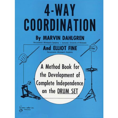 ALFRED PUBLISHING 4 WAY COORDINATION DRUM - DRUMS & PERCUSSION