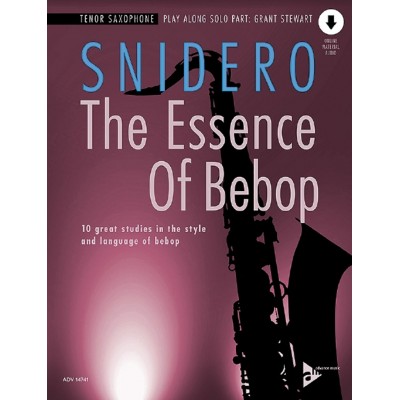 SNIDERO JIM - THE ESSENCE OF BEBOP - SAX TENOR + AUDIO EN LIGNE 