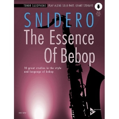 SNIDERO JIM - THE ESSENCE OF BEBOP - SAX TENOR + AUDIO TRACKS 