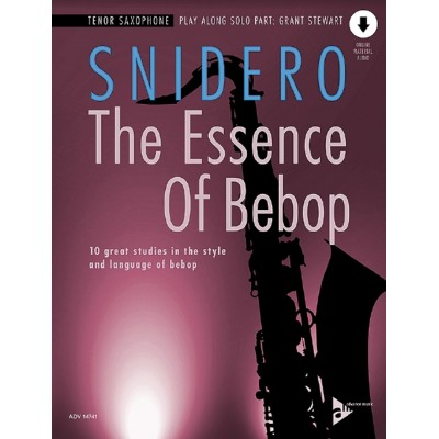 SNIDERO JIM - THE ESSENCE OF BEBOP - SAX TENOR + AUDIO TRACKS 