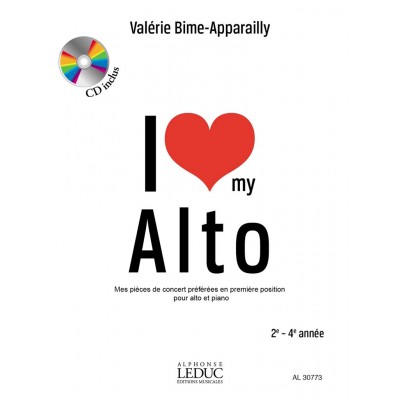 BIME-APPARAILLY VALERIE - I LOVE MY ALTO