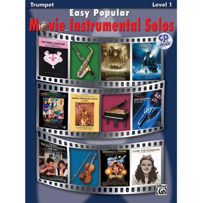 EASY POPULAR MOVIE SOLOS + AUDIO TRACKS - TRUMPET SOLO