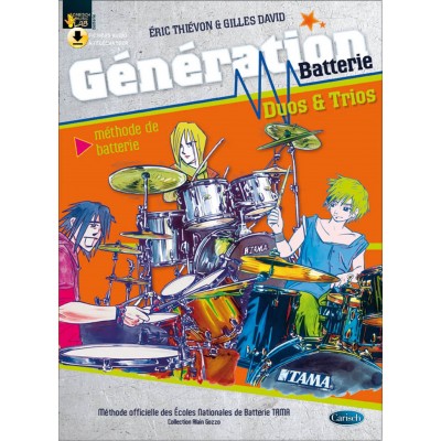 CARISCH Thievon Eric - Generation Batterie Duos et Trios + Audio En Ligne