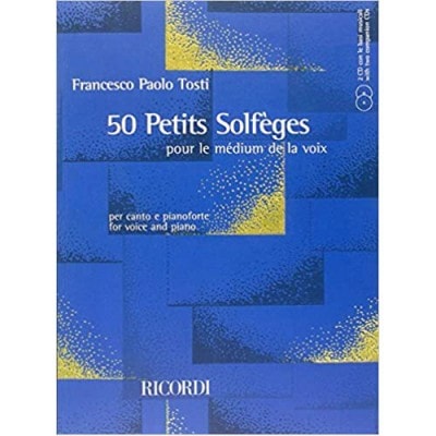 PAOLO TOSTI - 50 PANDITS SOLFEGES POUR LE MEDIUM DE LA VOIX - VOCAL AND PIANO
