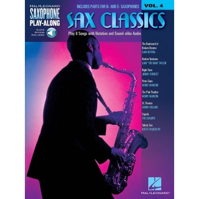 HAL LEONARD SAXOPHONE PLAY ALONG VOL.4 - SAX CLASSICS + AUDIO TRACKS