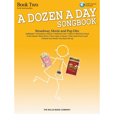A DOZEN A DAY SONGBOOK BOOK 2 PIANO + AUDIO TRACKS - PIANO SOLO