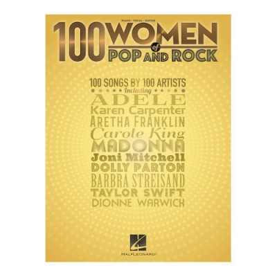 HAL LEONARD 100 WOMEN OF POP AND ROCK