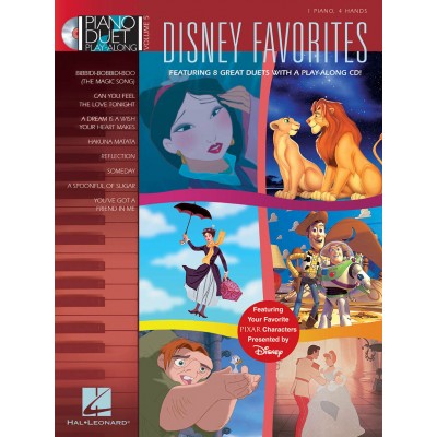 PIANO DUET PLAY ALONG VOL.5 - DISNEY FAVORITES + AUDIO TRACKS