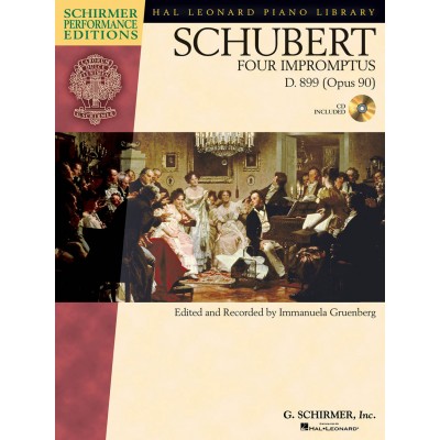 GRUENBERG IMMANUELA - SCHUBERT - FOUR IMPROMPTUS, D. 899+ AUDIO TRACKS - PIANO SOLO