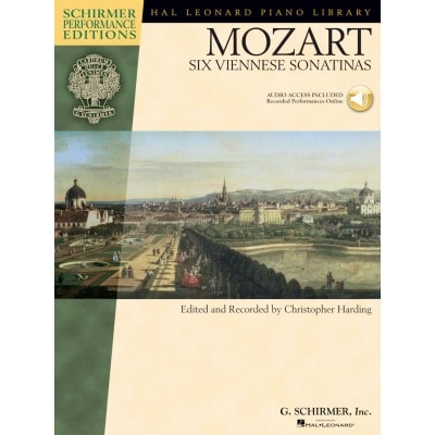 SCHIRMER PERFORMANCE EDITIONS MOZART SIX VIENNESE SONATINAS + AUDIO TRACKS - PIANO SOLO