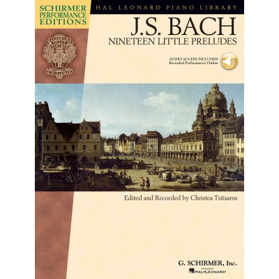 BACH J S - NINETEEN LITTLE PRELUDES + AUDIO TRACKS - PIANO SOLO