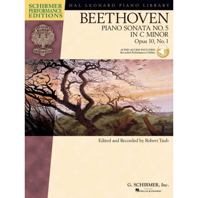 SCHIRMER PERFORMANCE EDITIONS BEETHOVEN SONATA NO. 5 + AUDIO TRACKS - PIANO SOLO