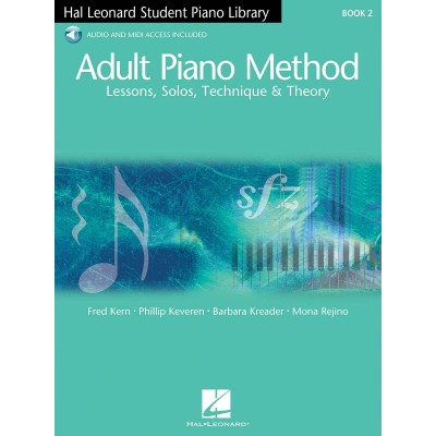 Hal Leonard Adult Piano Method Lessons Solos Technique And Theory+ 2audio En Ligne - Piano Solo