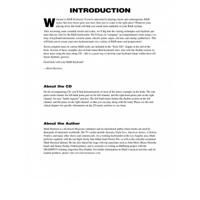 HAL LEONARD HARRISON MARK - R&B KEYBOARD COMPLETE GUIDE + AUDIO EN LIGNE - CLAVIER