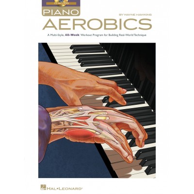 HAL LEONARD HAWKINS WAYNE PIANO AEROBICS + AUDIO EN LIGNE - PIANO SOLO