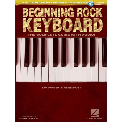 HAL LEONARD KEYBOARD STYLE BEGINNING ROCK KEYBOARD + AUDIO TRACKS - KEYBOARD