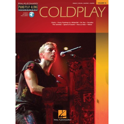 PIANO PLAY ALONG VOLUME 16 COLDPLAY + AUDIO TRACKS - PVG