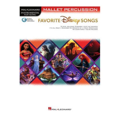 HAL LEONARD FAVORITE DISNEY SONGS - PERCUSSIONS A CLAVIER