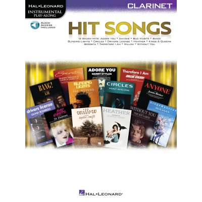 HAL LEONARD HIT SONGS - CLARINETTE