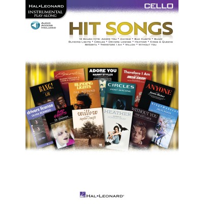 HAL LEONARD HIT SONGS - CELLO