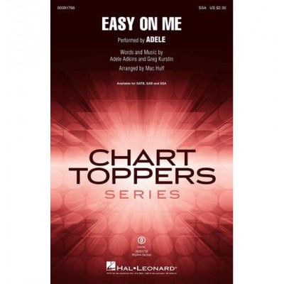 HAL LEONARD ADELE - EASY ON ME - SSA