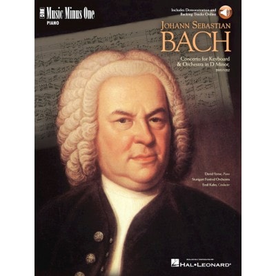 MMO BACH J.S. - PIANO CONCERTO IN D MINOR + AUDIO EN LIGNE - PIANO