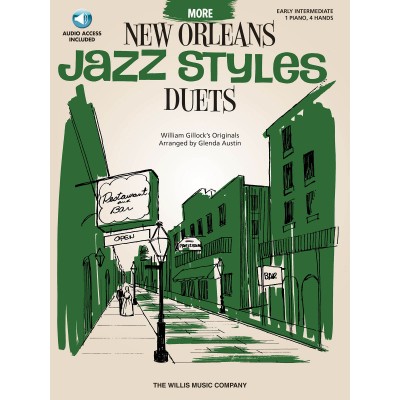 THE WILLIS MUSIC COMPANY WILLIAM GILLOCK MORE NEW ORLEANS JAZZ STYLES DUETS + AUDIO TRACKS - PIANO DUET